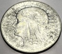 10 zł złotych 1933 Głowa Kobiety Polonia Babka SREBRO
