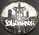 100000 zł złotych 1990 Solidarność TYP A uncja 1 oz SREBRO