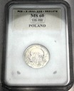 2 zł złote 1932 Głowa Kobiety Polonia SREBRO MS60