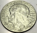 5 zł złotych 1933 Głowa Kobiety Babka Polonia SREBRO