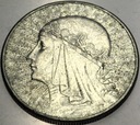 10 zł złotych 1932 Głowa Kobiety Polonia Babka SREBRO