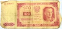1948 100 zł sto złotych seria HE