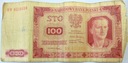1948 100 zł sto złotych seria HW
