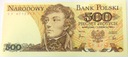 1982 500 zł złotych Kościuszko seria EF