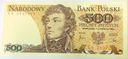 1982 500 zł złotych Kościuszko seria EK