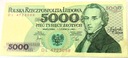 1982 5000 zł złotych Chopin seria DL