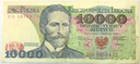 1988 10000 zł złotych Wyspiański, seria DD