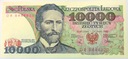 1988 10000 zł złotych Wyspiański, seria DR