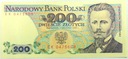 1988 200 zł złotych Dąbrowski seria EK