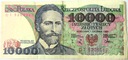 1988 10000 zł złotych Wyspiański, seria DT