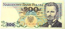 1988 200 zł złotych Dąbrowski seria EE