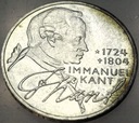 Niemcy 5 Marek 1974 Immanuel Kant SREBRO