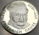 Niemcy 5 Marek 1977 Carl Friedrich Gauss SREBRO