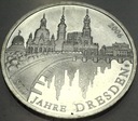 Niemcy 10 euro 2006 Drezno 800 Lat SREBRO