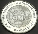 Niemcy 10 euro 2006 Mundial 2006 SREBRO