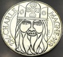 Francja 100 franków 1990 Karol Wielki SREBRO (nr 2)