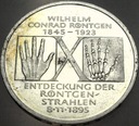 Niemcy 10 Marek 1995 Wilhelm Roentgen SREBRO