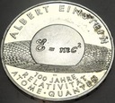 Niemcy 10 euro 2005 100 roczni. Teoria względności Alberta Einsteina SREBRO