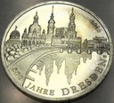 Niemcy 10 euro 2006 800 lat miasta Drezno SREBRO