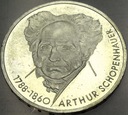 Niemcy 10 marek 1988 Arthur Schopenhauer SREBRO (nr 1)