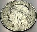 10 zł złotych 1932 Głowa Kobiety Polonia Babka SREBRO