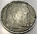 Niemcy 5 marek Reichsmark 1936 Hindenburg SREBRO
