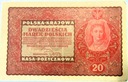 1919 20 Dwadzieścia Marek Polskich II Serja FS