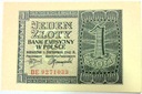 1941 1 zł Jeden Złoty, seria BE