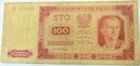 1948 100 zł sto złotych seria IF