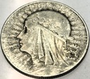 5 zł złotych 1933 Głowa Kobiety Babka Polonia SREBRO (nr 5)