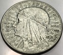 10 zł złotych 1932 Głowa Kobiety Polonia Babka SREBRO (nr 2)
