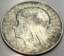 10 zł złotych 1933 Głowa Kobiety Polonia Babka SREBRO