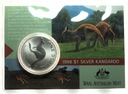Australia 1 dolar 1998 Kangur Kangaroo uncja 1 oz SREBRO