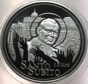 Jan Paweł II Santo Subito SREBRO