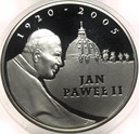 10 zł złotych 2005 Jan Paweł II 1920 2005 SREBRO