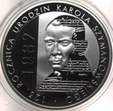 10 zł złotych 2007 Karol Szymanowski SREBRO