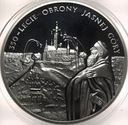 20 zł złotych 2005 Jasna Góra Obrona Częstochowa SREBRO