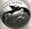 20 zł złotych 2007 Foka Szara Foki SREBRO