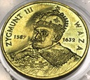2 zł złote 1998 Zygmunt III Waza