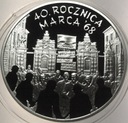 10 zł złotych 2008 MARZEC 1968 40 rocznica marca '68 SREBRO