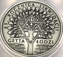 20 zł złotych 2009, Getto 65 rocznica likwidacji Getta w Łodzi SREBRO