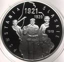10 zł złotych 2011 Powstania Śląskie SREBRO