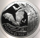 20 zł złotych 2010 Podkowiec Mały nietoperz SREBRO