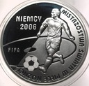 10 zł złotych 2006 Niemcy Mistrzostwa Świata FIFA HOLOGRAM SREBRO