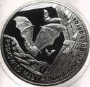 20 zł złotych 2010 Podkowiec Mały nietoperz SREBRO