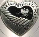 10 zł złotych 2012 20 lat WOŚP SERCE SREBRO