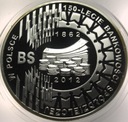 10 zł złotych 2012 Bankowość Spółdzielcza 150 lecie SREBRO