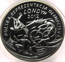 10 zł złotych 2012 Londyn Polska Reprezentacja Olimpijska SREBRO