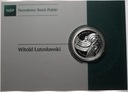10 zł złotych 2013 Witold Lutosławski SREBRO