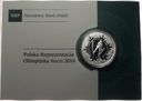 10 zł złotych 2014 SOCZI Polska Reprezentacja Olimpijska SREBRO